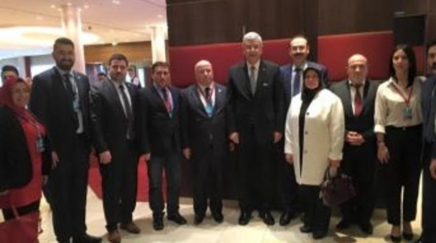 Atgb Genel Başkanı Buyurman Ab Bakanı Volkan Bozkır İle G&ouml;r&uuml;şt&uuml;