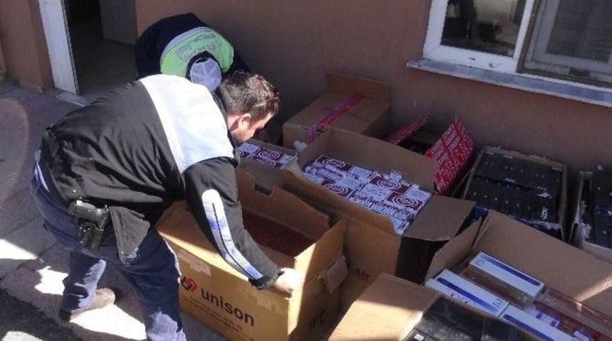 Kargo Tır&rsquo;ında Ka&ccedil;ak Sigara &Ccedil;ıktı