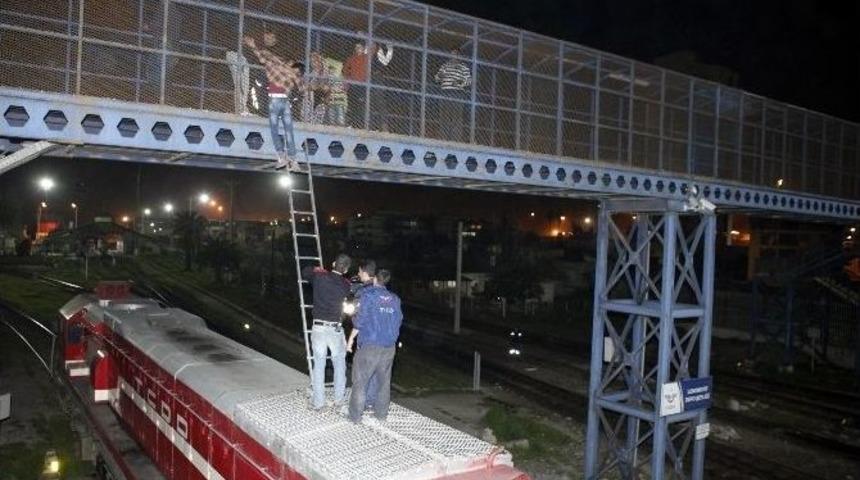 Tren Garında İntihar Girişimi