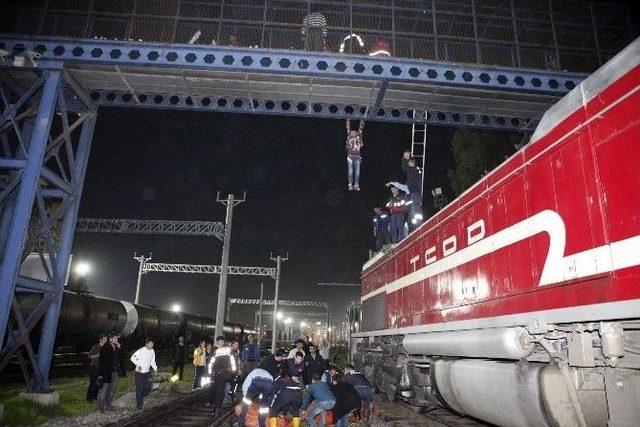 Tren Garında İntihar Girişimi