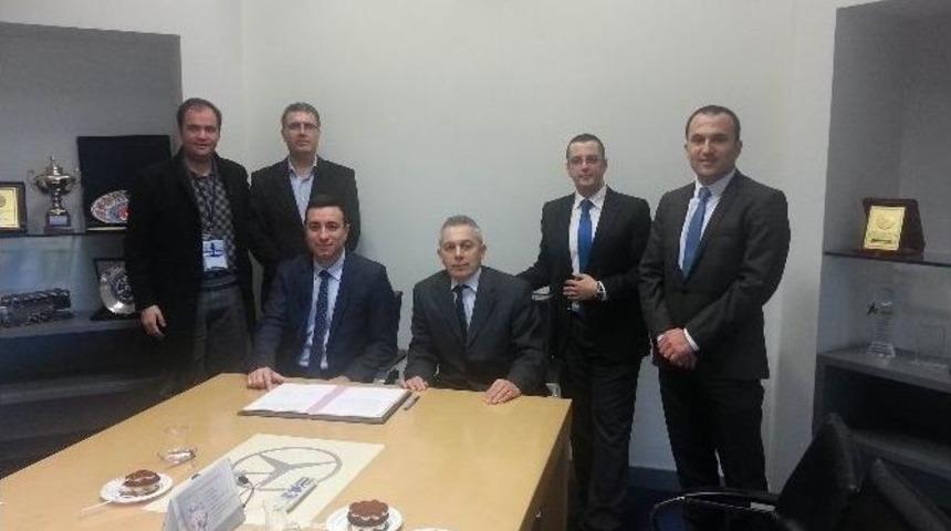 &Ccedil;orlu Myo Mercedes-benz Uygulamalı Eğitim Anlaşması Genişletildi