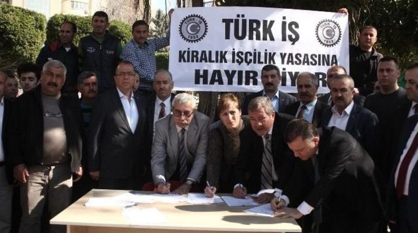 Kiralık İş&ccedil;i Yasasına &lsquo;hayır&rsquo; Demek İ&ccedil;in Kampanya Başlattılar