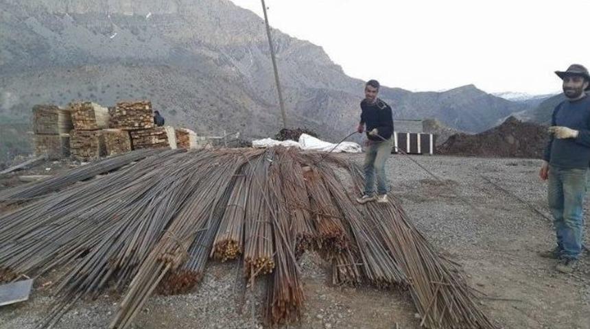 Sınırda İnşaat Sezonu Başladı