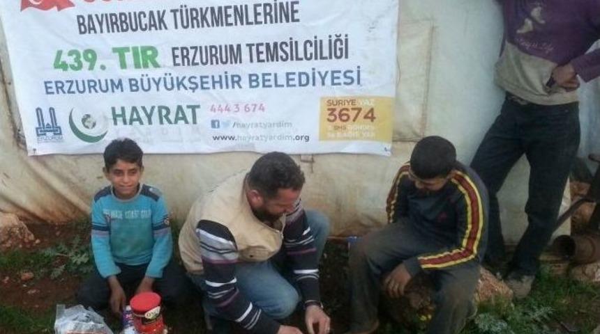 Dadaşların Yardımları T&uuml;rkmenlere Ulaştı
