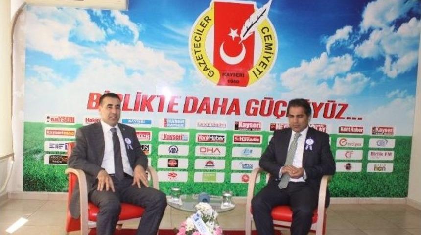 Ksmmo Başkanı Baki G&uuml;m&uuml;şoluk Gazeteciler Cemiyeti&rsquo;ni Ziyaret Etti