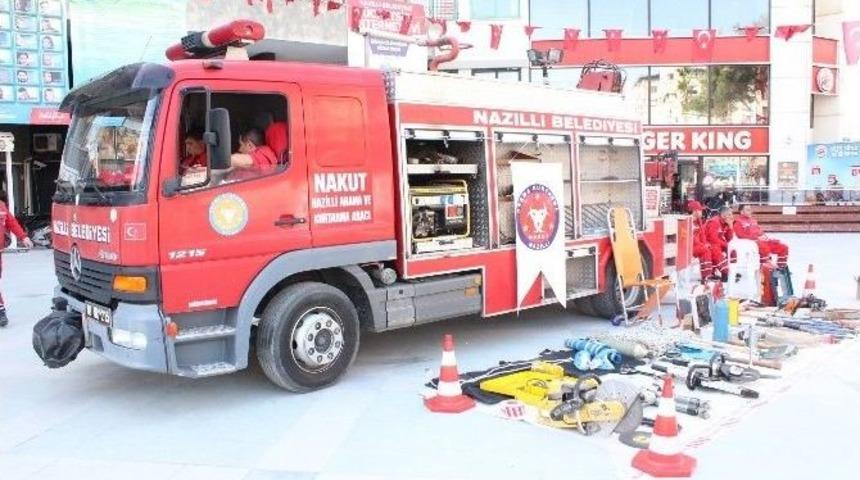 Nakut, Depremden Korunma Standı A&ccedil;tı