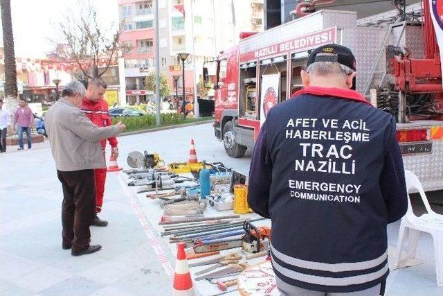 Nakut, Depremden Korunma Standı Açtı 1
