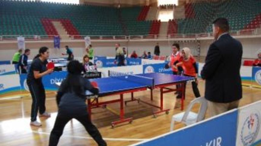Diyarbakır&rsquo;da Masa Tenisi Turnuvası