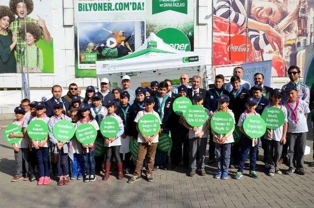 Çocuklar “dumansız Bir Dünya İstiyoruz” Diye Haykırdı