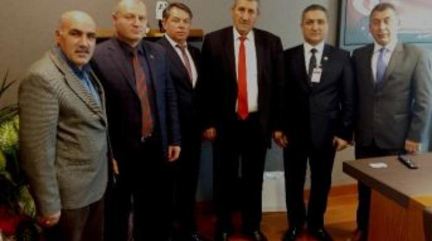 Stk Temsilcilerinden Ak Partili Aras&rsquo;a Ziyaret