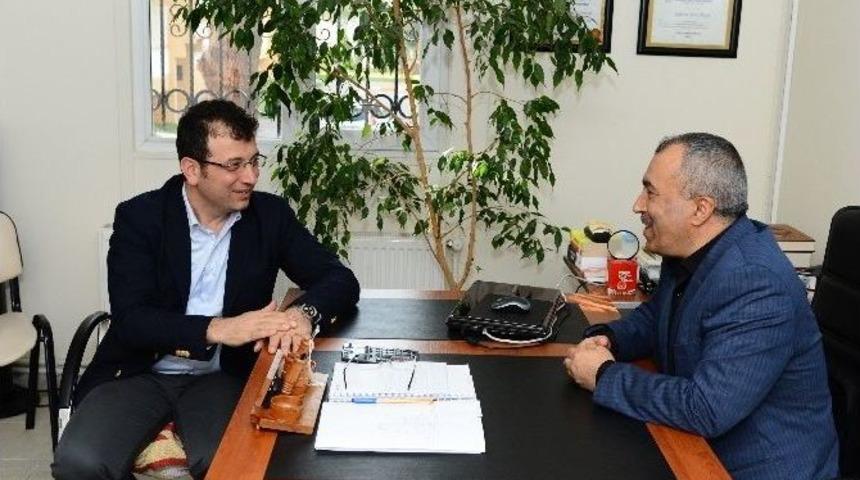 Başkan İmamoğlu, İhlas Marmara Evleri 2&rsquo;nci Kısım Y&ouml;netimini Ziyaret Etti