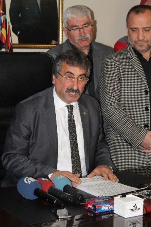 G&ouml;revden Alınan Mhp Trabzon İl Başkanı Muammer Demeli Basın Toplantısı D&uuml;zenledi 1