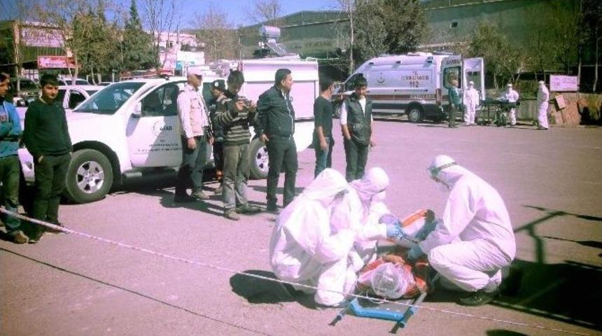 Adıyaman&rsquo;da Kbrn Tatbikatı Ger&ccedil;ekleştirildi