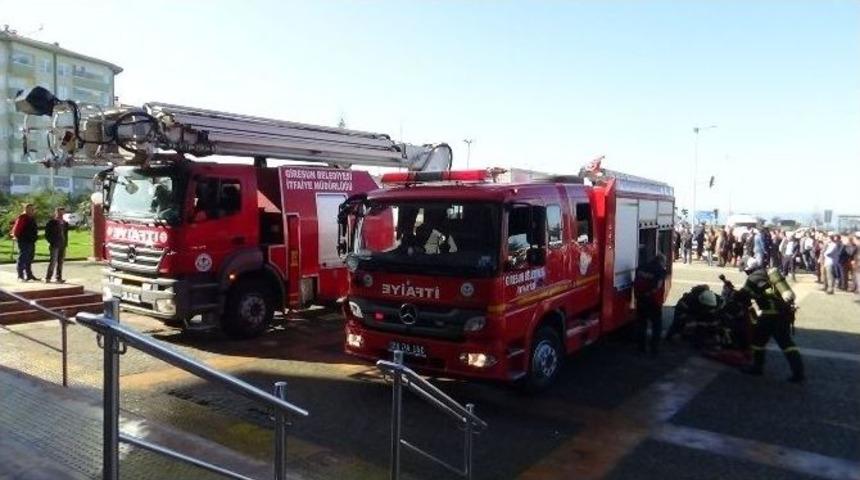 Giresun Valiliği Binasında Deprem, Yangın Ve Tahliye Tatbikatı