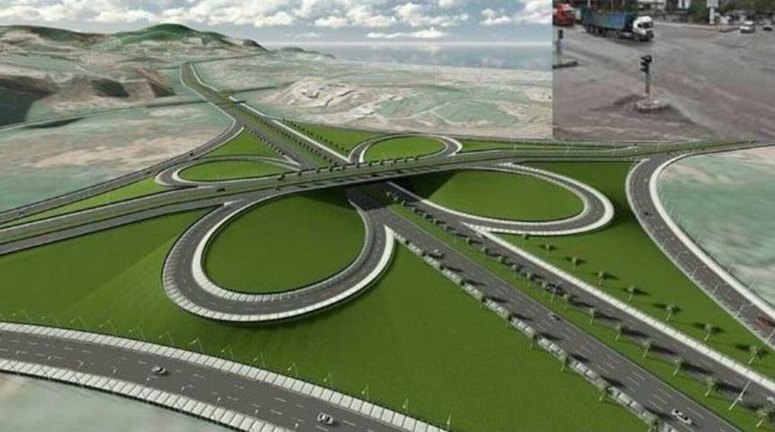 Dilovası Doğu Kavşağında &Ccedil;alışmalar Son Aşamada