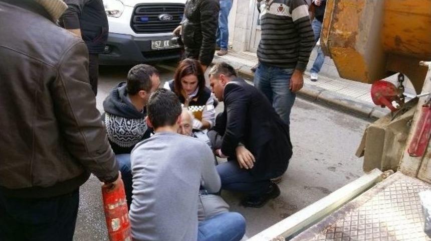 Kamyonetten D&uuml;şen Şahıs Yaralandı