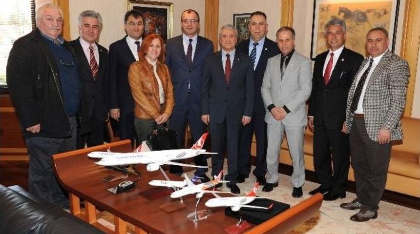 &Ccedil;ifteler&rsquo;den Rekt&ouml;r G&uuml;ndoğan&rsquo;a Ziyaret