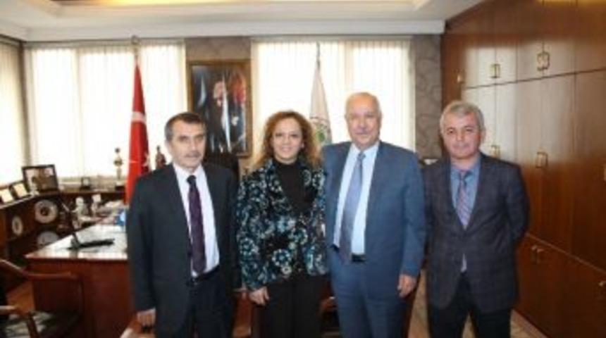 Sgk İl M&uuml;d&uuml;r&uuml; &Ccedil;iğdem Acar&rsquo;dan, Başkan Akdemir&rsquo;e Ziyaret