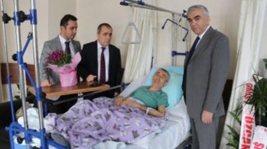 Demirci&rsquo;den &Ccedil;iloğlu&rsquo;na Ge&ccedil;miş Olsun Ziyareti