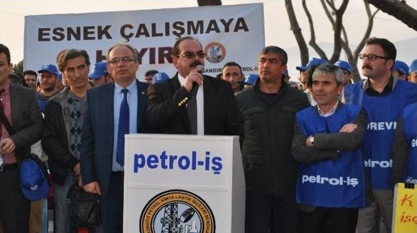 Bandırma Petrol İş&rsquo;ten Protesto