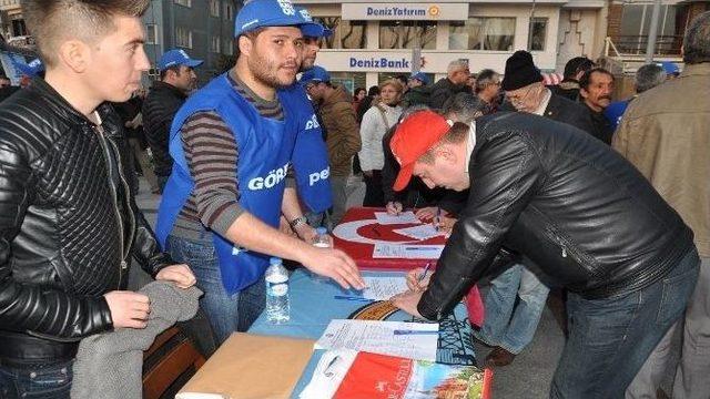 Bandırma Petrol İş’ten Protesto