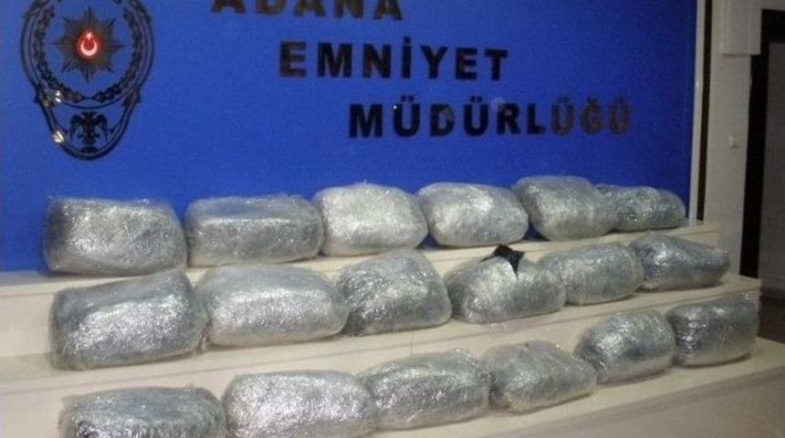 "maşallah" Yazılı Minib&uuml;ste 93 Kilo Esrar Ele Ge&ccedil;irildi