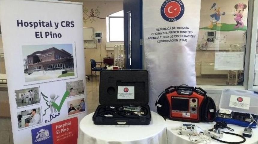 Şili&rsquo;de El Pino Hastanesi &Ccedil;ocuk B&ouml;l&uuml;m&uuml;ne Tıbbi Ekipman Desteği