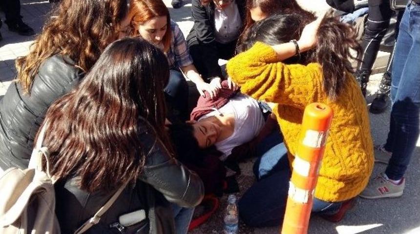 8 Mart D&uuml;nya Kadınlar G&uuml;n&uuml; &Ouml;ncesi Esog&uuml;&rsquo;de Arbede