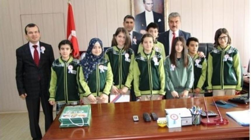 &Ouml;ğrencilerden Vergi Dairesi Başkanı Poyraz&rsquo;a Ziyaret