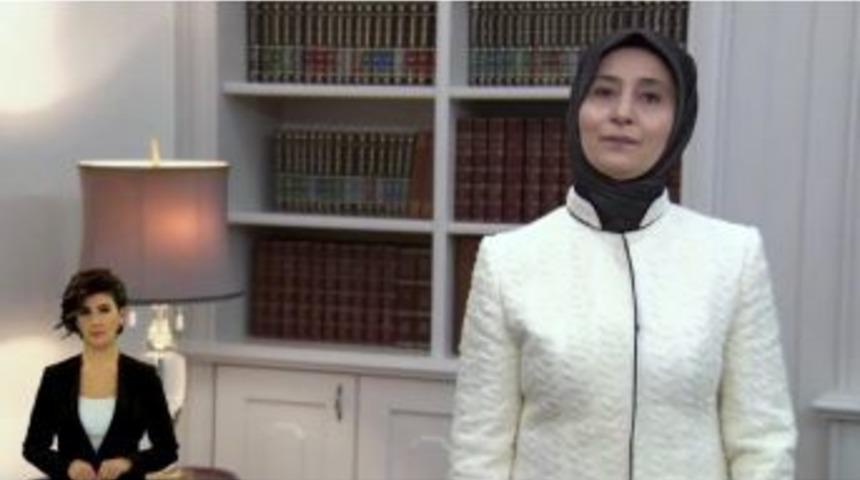 Sare Davutoğlu Engelliler İ&ccedil;in Kamera Karşısına Ge&ccedil;ti