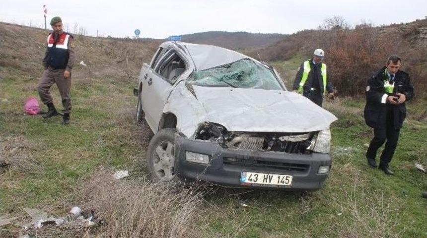 Tavşanlı’da Trafik Kazası: 1 Yaralı