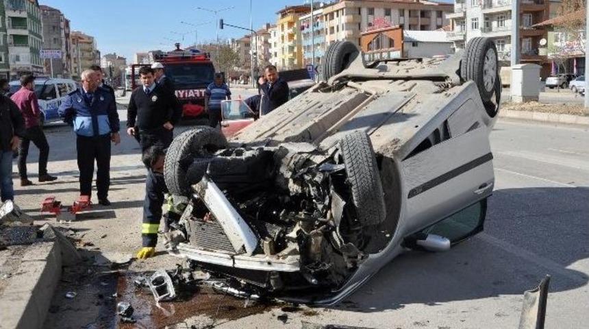 Yozgat’ta Trafik Kazası: 1 Yaralı