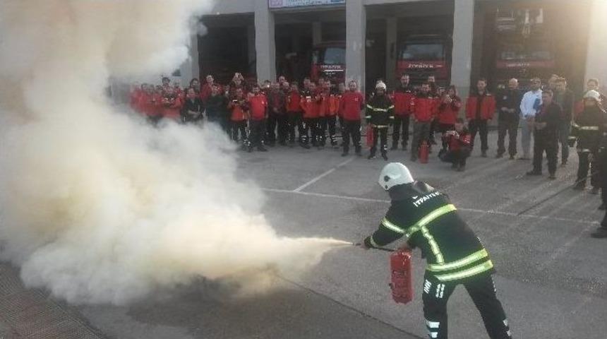 Arama Kurtarma Timlerine Yangın Eğitimi