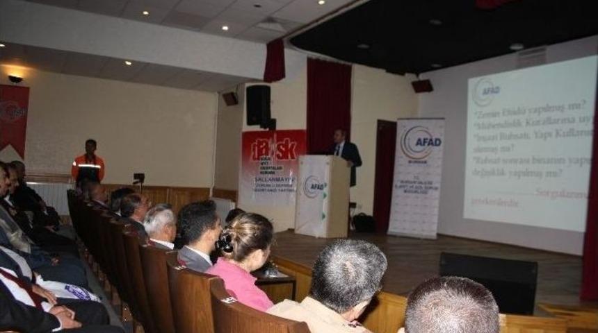 İlkokul &Ouml;ğrencilerine Deprem Bilinci