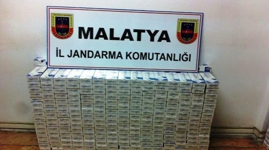 Malatya&rsquo;da Ka&ccedil;ak Sigara Ve Esrar Operasyonları
