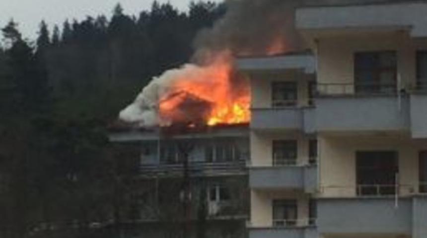 Ulus&rsquo;ta Korkutan Yangın