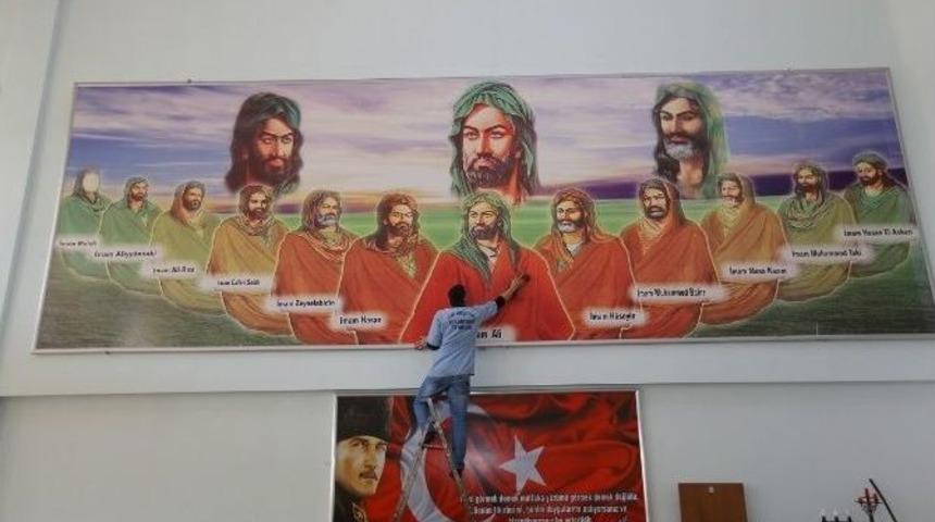 Belediye Ekipleri Cemevinde Bahar Temizliği Yaptı