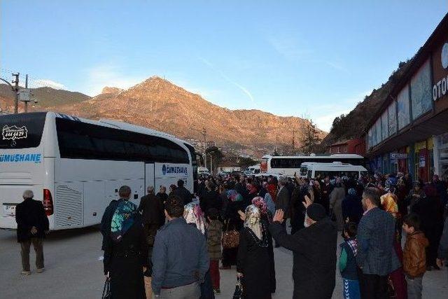 Gümüşhane’den Umre Kafilesi Yola Çıktı