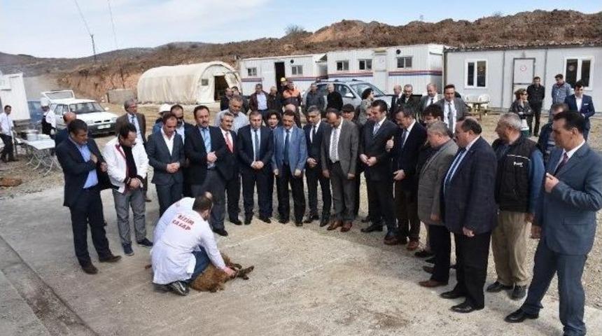Mta Kızılcahamam&rsquo;da Sondaj &Ccedil;alışmalarına T&ouml;renle Başladı