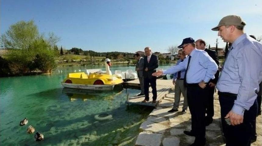 Pamukkale Koca&ccedil;ukur&rsquo;daki Tortu Temizlenecek