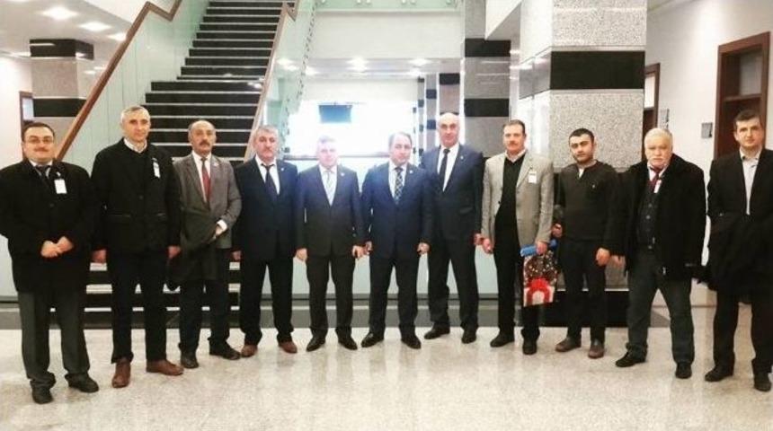 Ak Parti İl&ccedil;e Teşkilatından Milletvekillerine Ziyaret