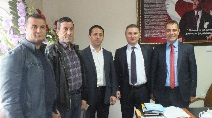 T&uuml;rk Kızılay&rsquo;ı Malazgirt Şubesi Yeni Y&ouml;netimi, Kurum Ziyaretlerine Devam Ediyor