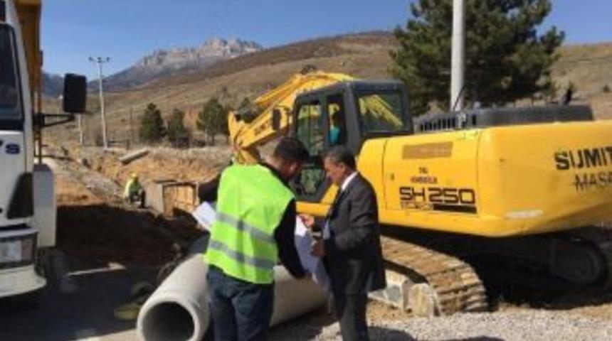 Seydişehir Belediyesi&rsquo;nden Taraş&ccedil;ı&rsquo;da Altyapı &Ccedil;alışması