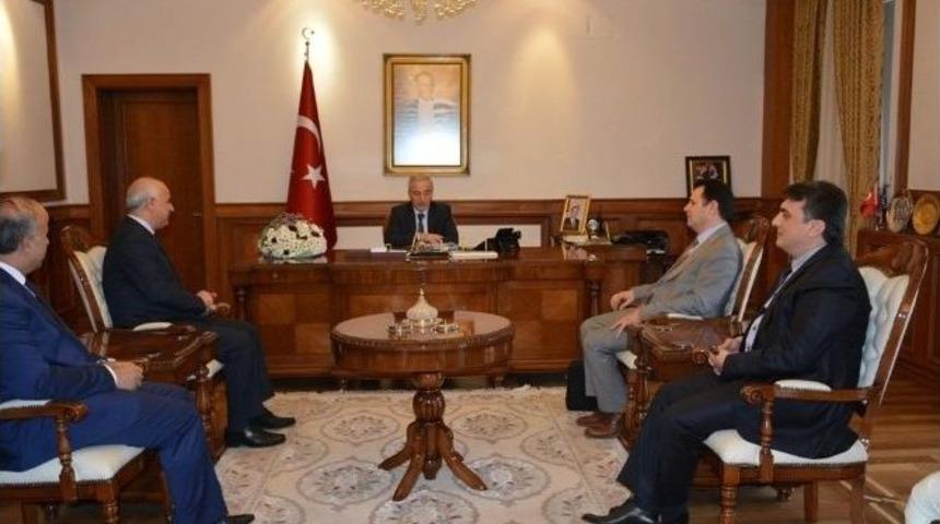 İl M&uuml;ft&uuml;l&uuml;ğ&uuml;nden, Vali Kam&ccedil;ı&rsquo;ya Ziyaret