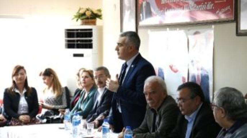 Bayram İnci, Nazilli Chp&rsquo;yi Ziyaret Etti