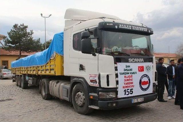 155’inci Merhamet Tır’ı Elazığ’dan Yola Çıktı