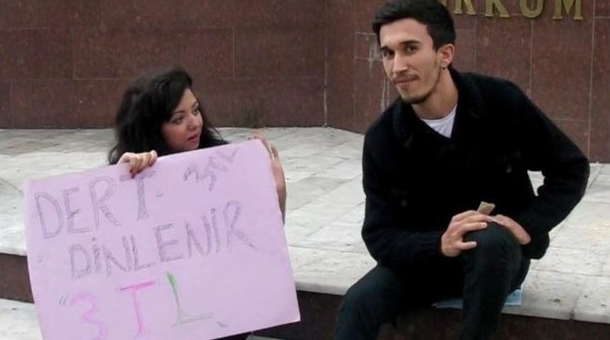 3 Lira&rsquo;ya Dert Dinlediler