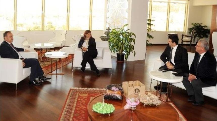 T&uuml;rk Eğitim Derneği&rsquo;den Başkan &Ccedil;er&ccedil;ioğlu&rsquo;na Ziyaret