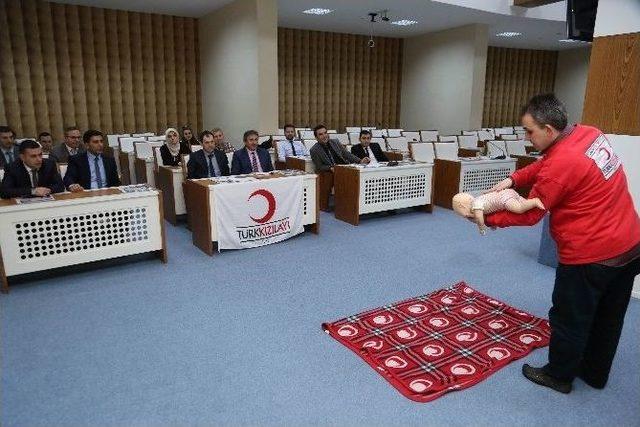 Canik Personeline İlk Yardım Eğitimi 1