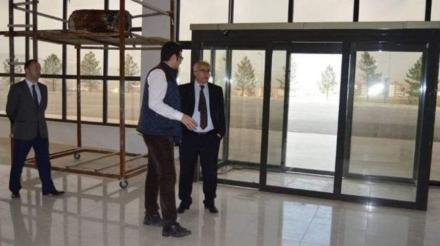 Başkan G&uuml;ler Yeni Otogarı İnceledi